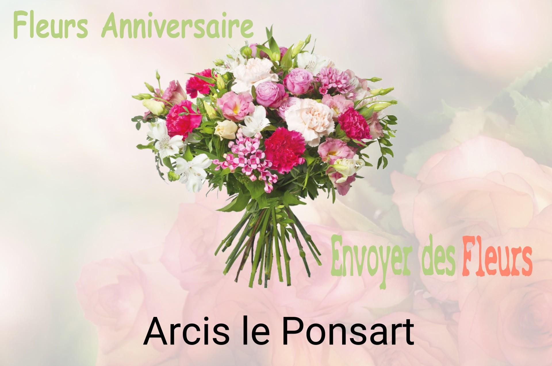 Bouquet de fleurs d’anniversaire livré à Arcis-le-Ponsart